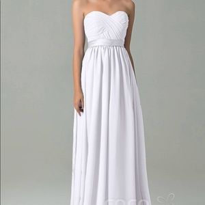 White Wedding Dress / Bridesmaid Dress